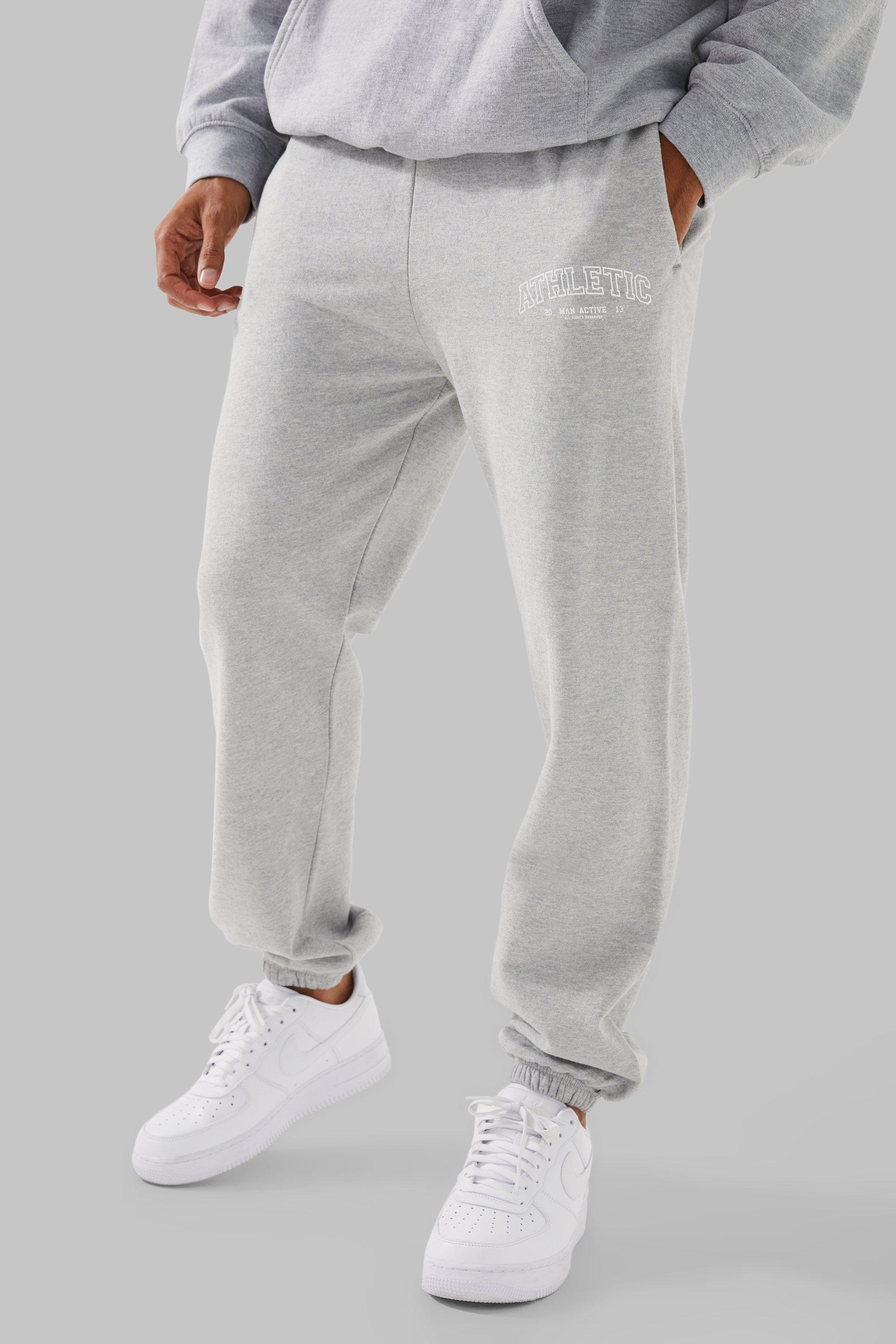 Man Active Overszied Athletic Joggers | boohooMAN